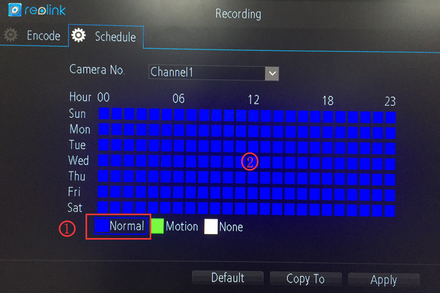 wifi nvr record