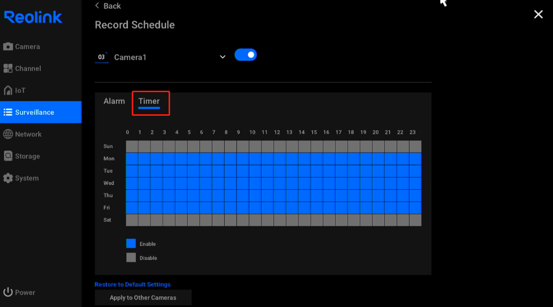 Select Timer