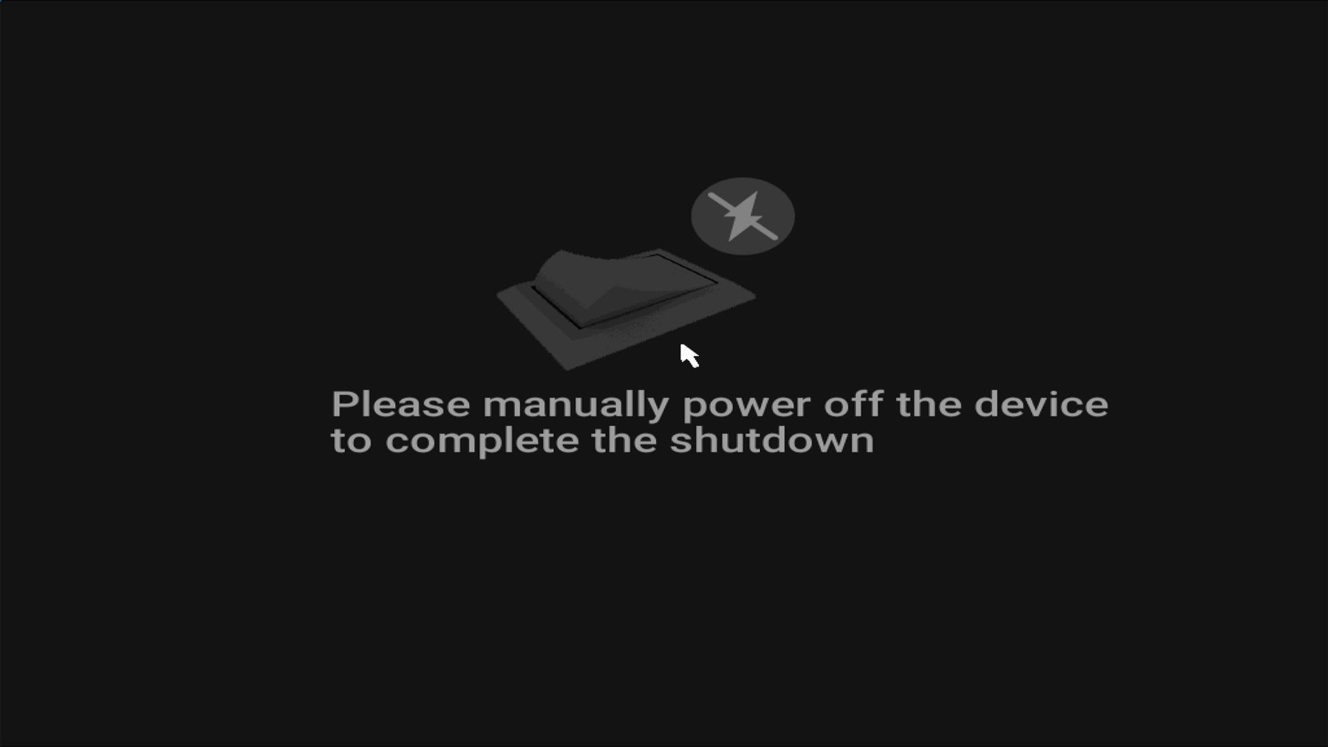 shutdown