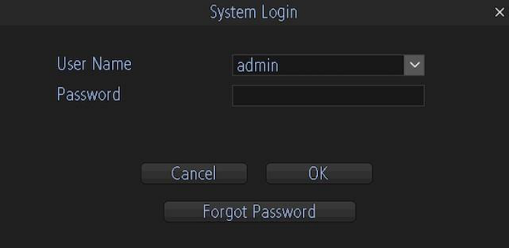 system login