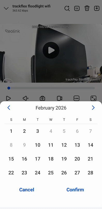 select date