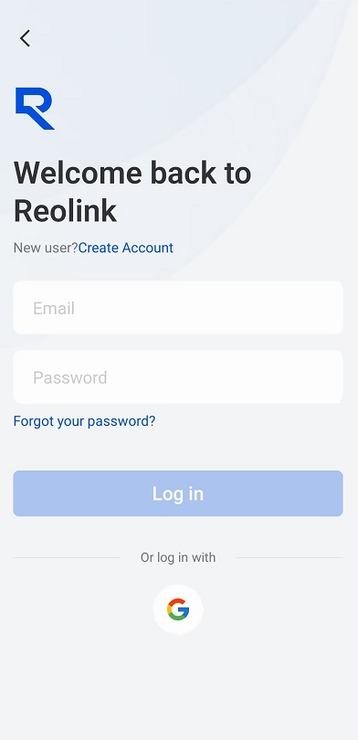 log in
