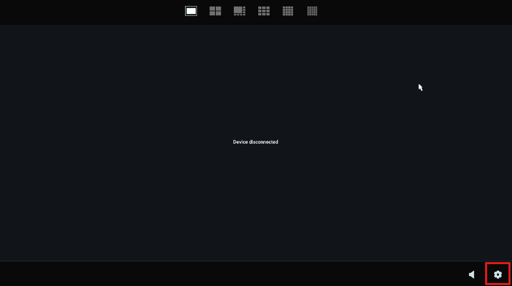 enter settings page