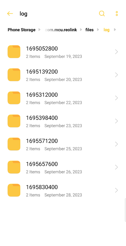 logs
