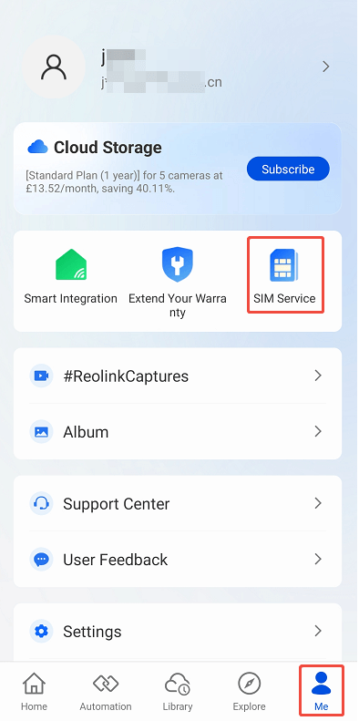 sim service