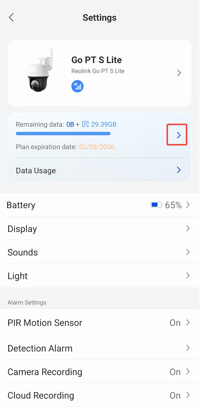 remaining data