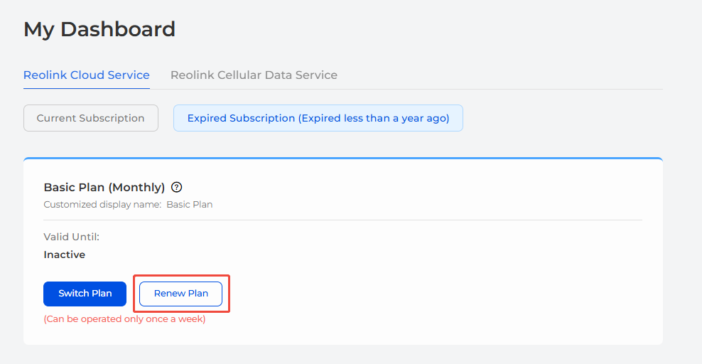 renew plan