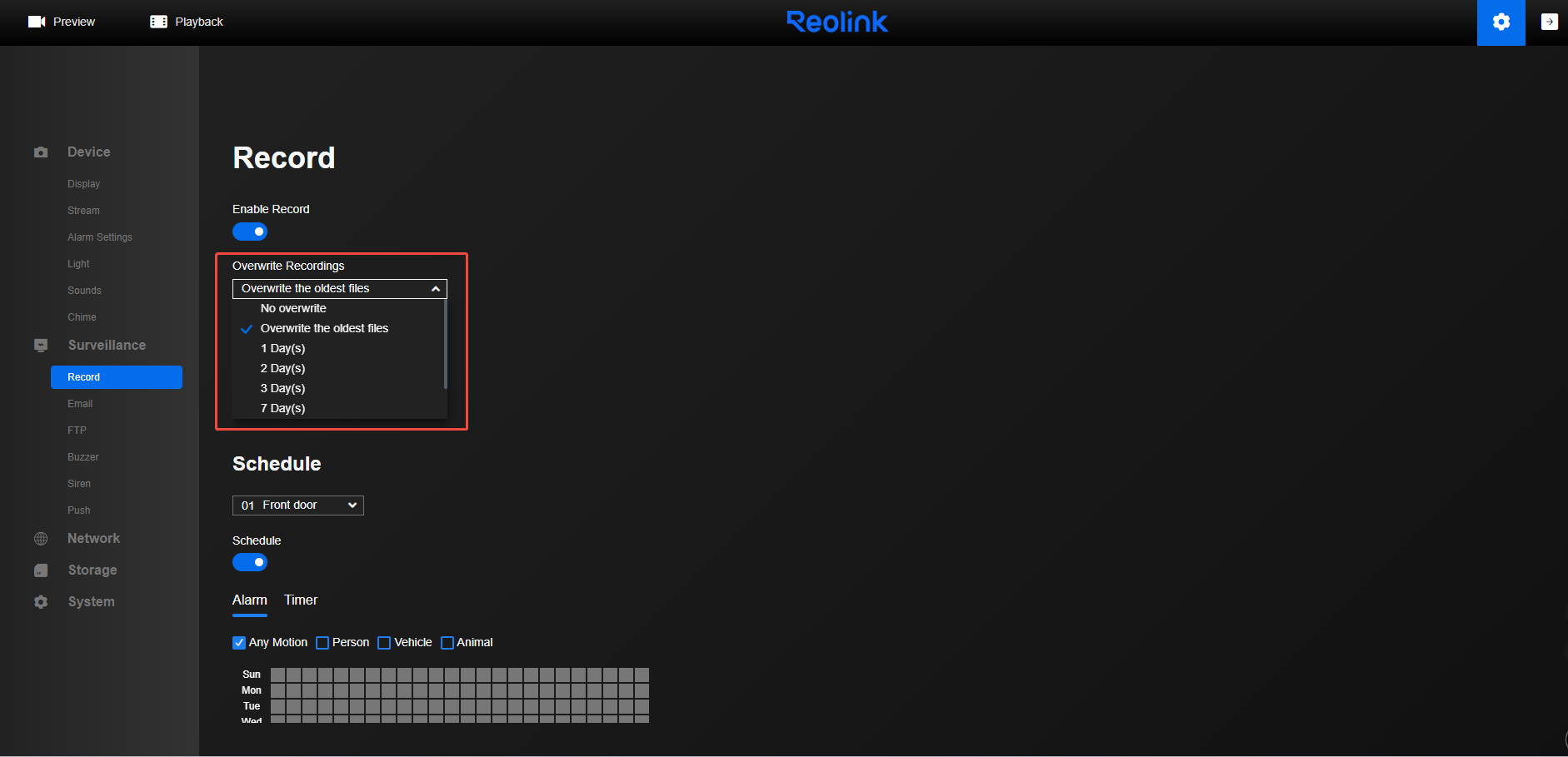 web overwrite