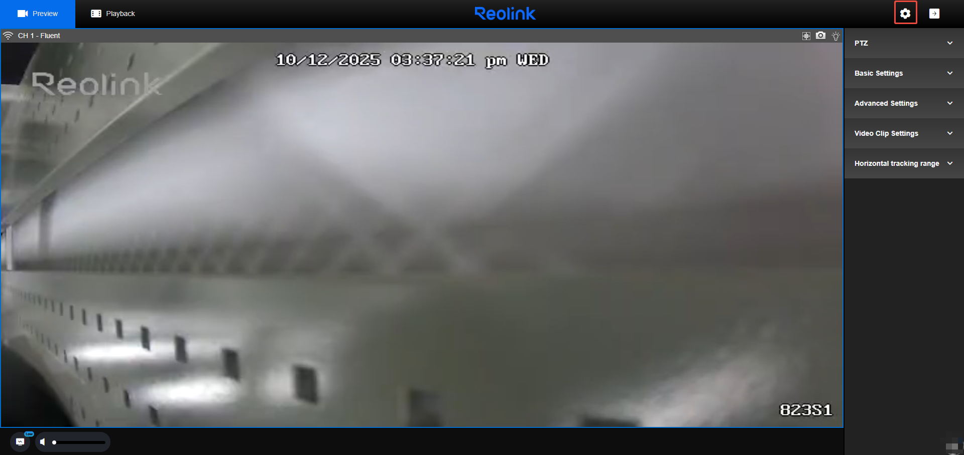 web cam setting