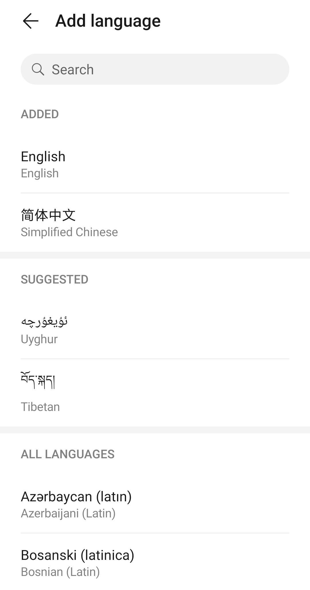 language