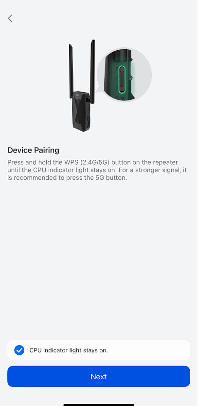 press WPS button
