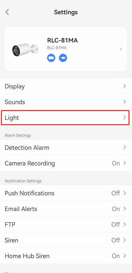 tap light