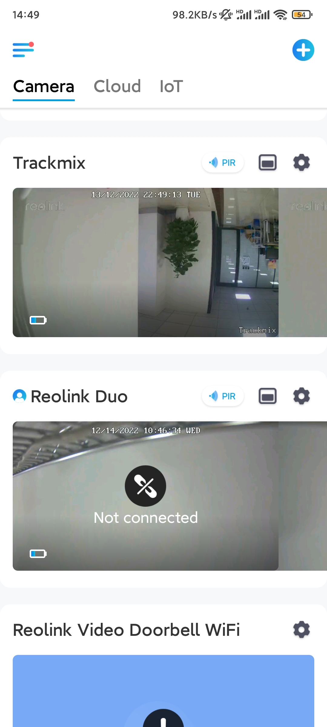 tap the device thumbnail