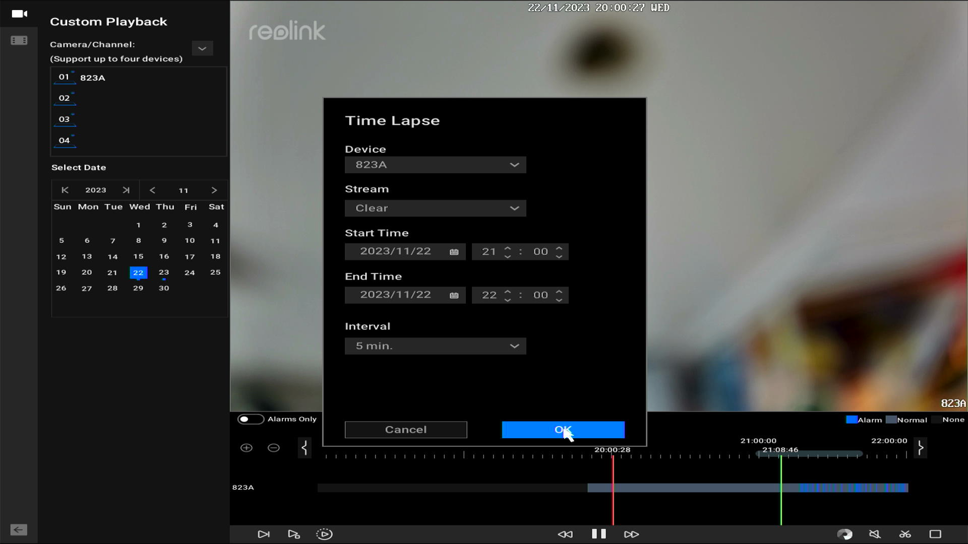 time-lapse