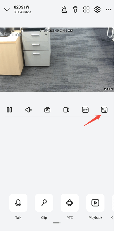 full screen on app