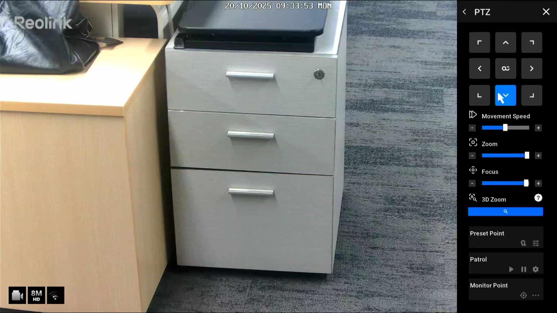 zoom in NVR