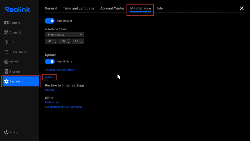 firmware update procedure