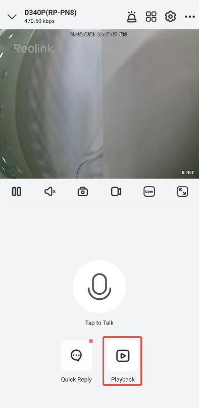 playback entry