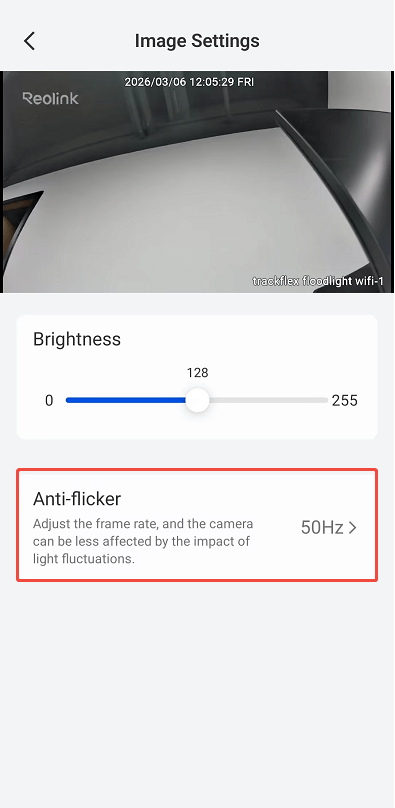 anti flicker
