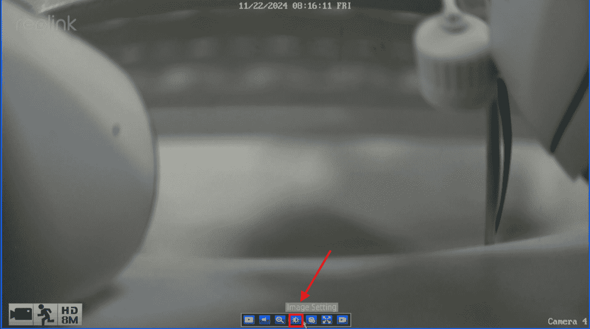 old NVR enter image settings