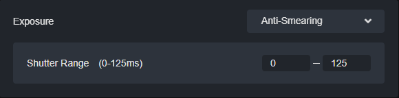 Exposure anti smearing