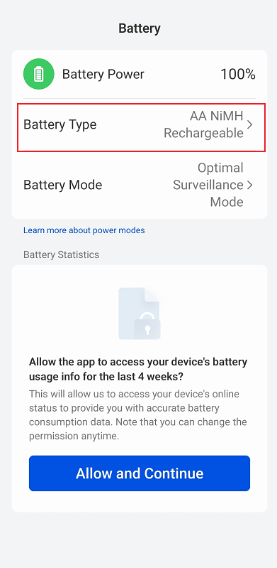 battery type