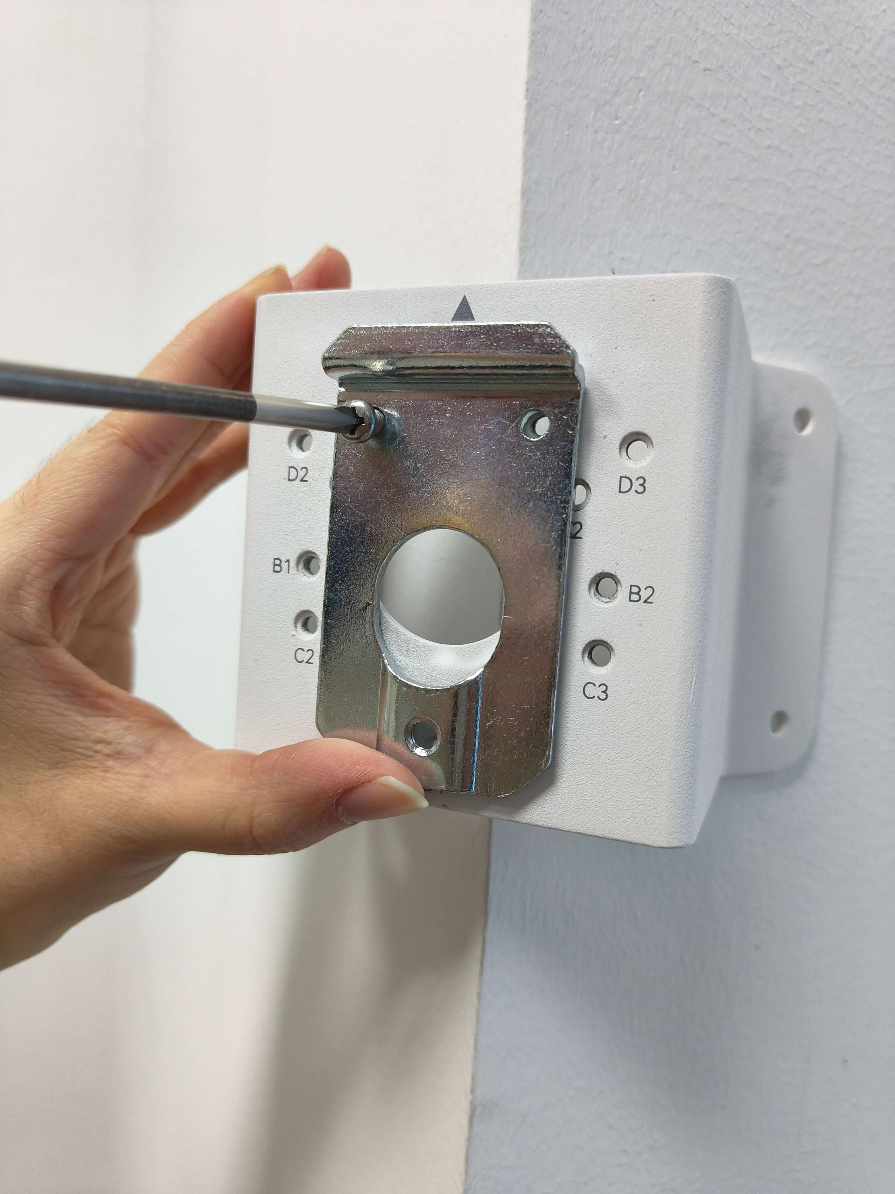 install the mounting plate