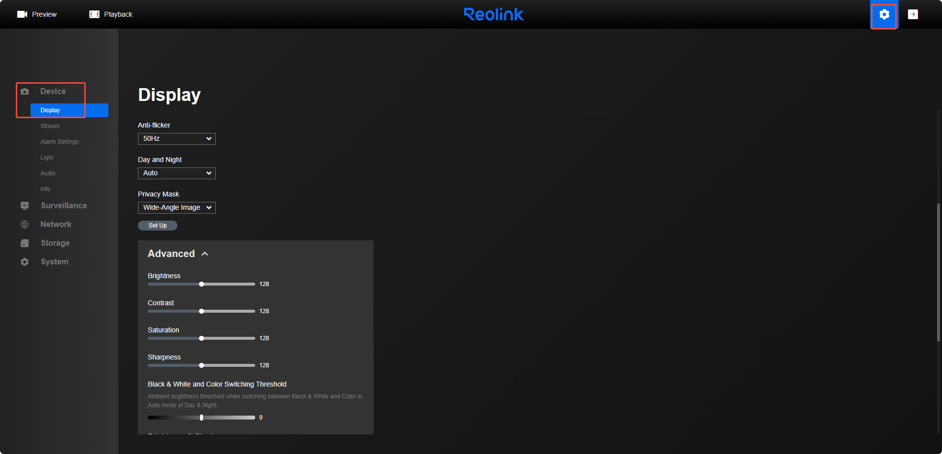 display web
