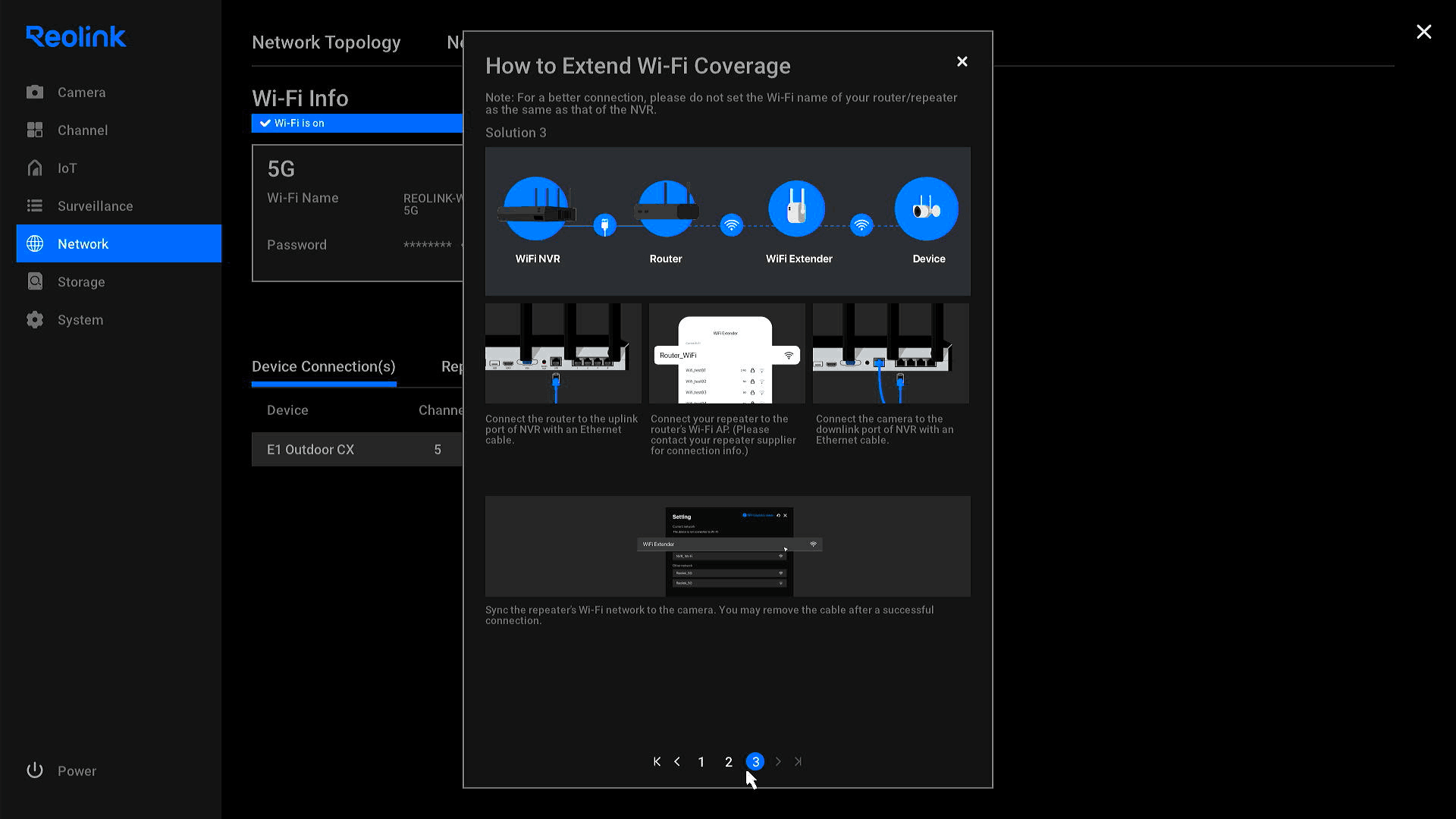 Connect the Wi-Fi extender to the router