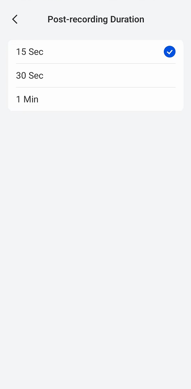 post record duration