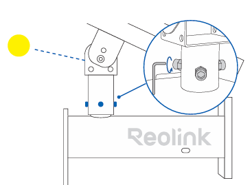 Secure the Solar Panel Bracket