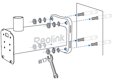Attach the mounting bracket
