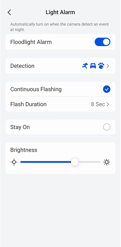 continuous flashing