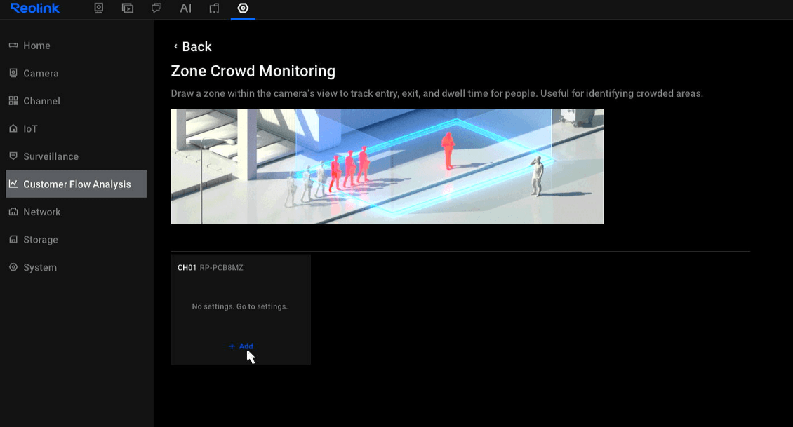 zone crowd monitoring add