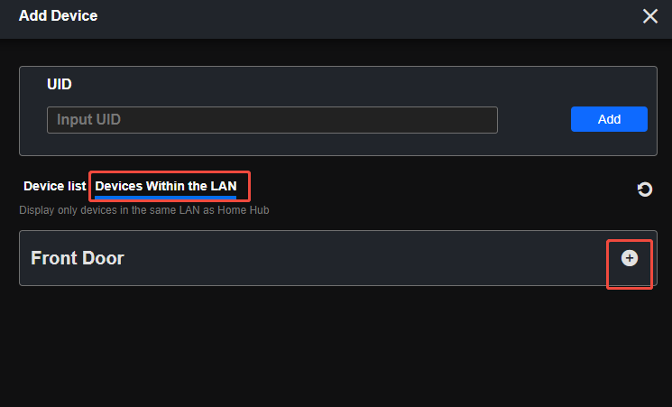 devices within the LAN
