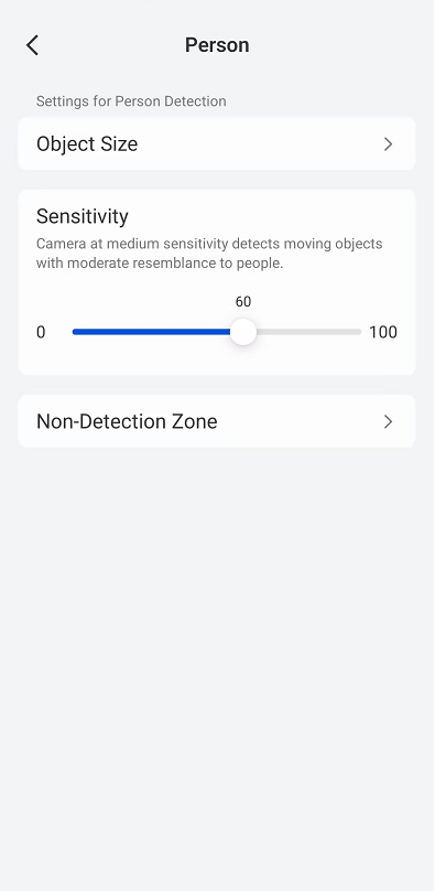 person settings