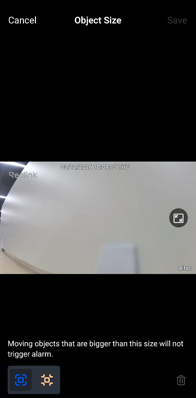 object size