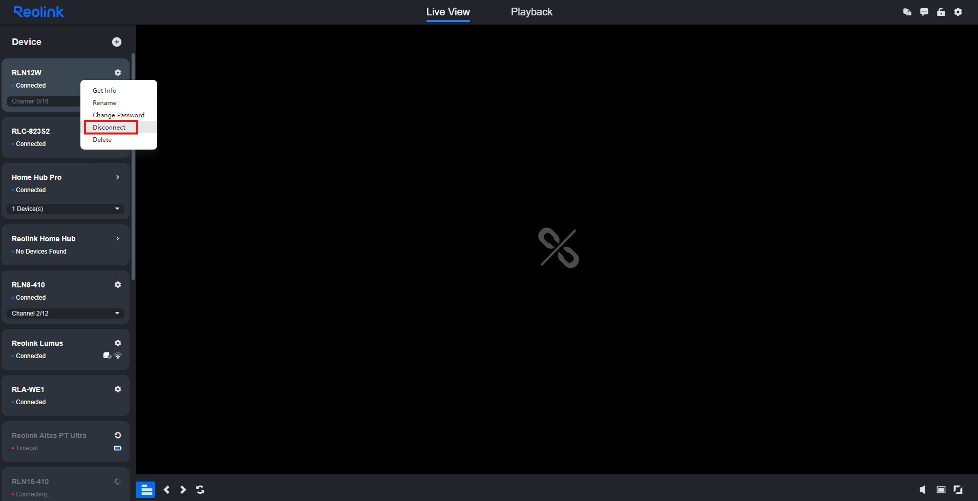 disconnect