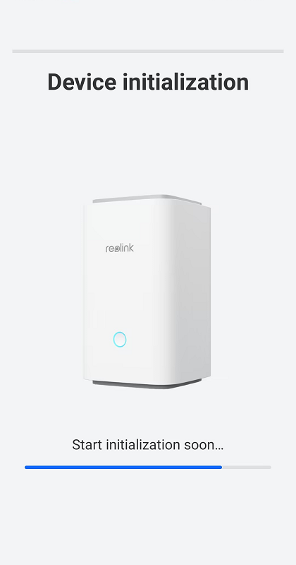 home hub initialization
