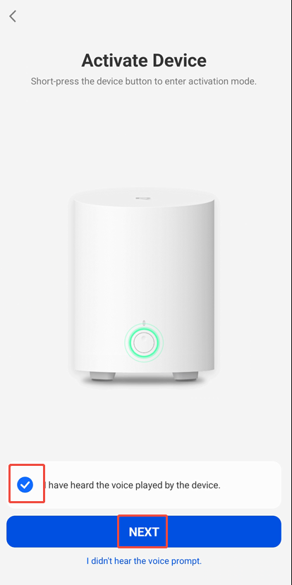 Activate device