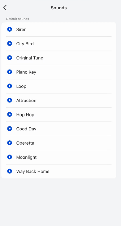 sounds choose