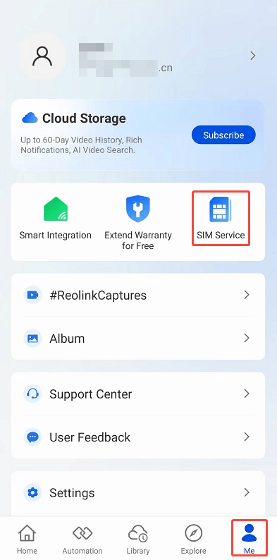 sim service