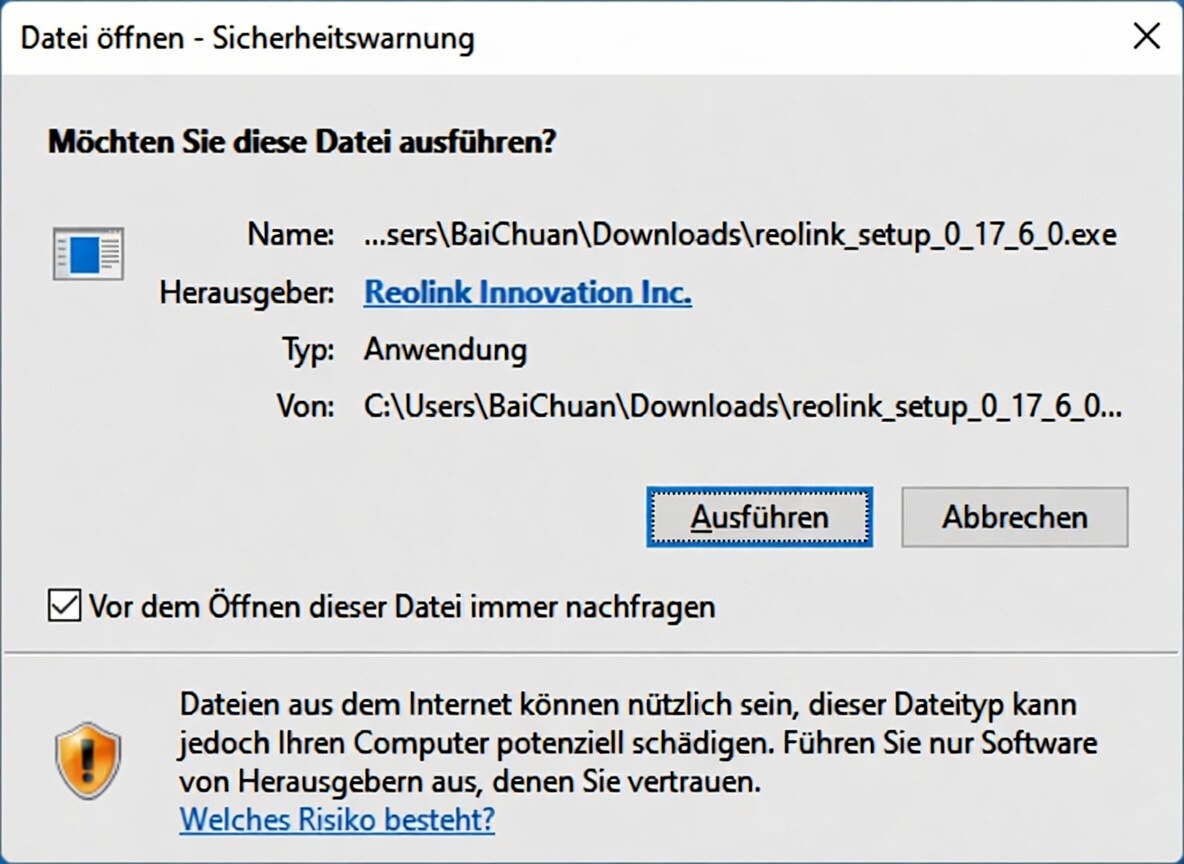 run client file