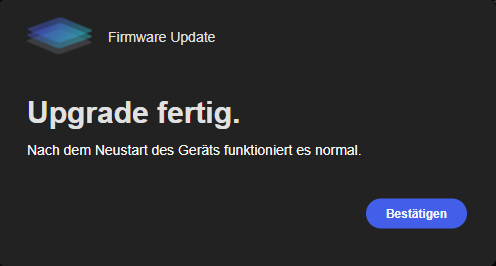 update completed