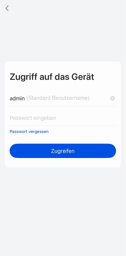 input password