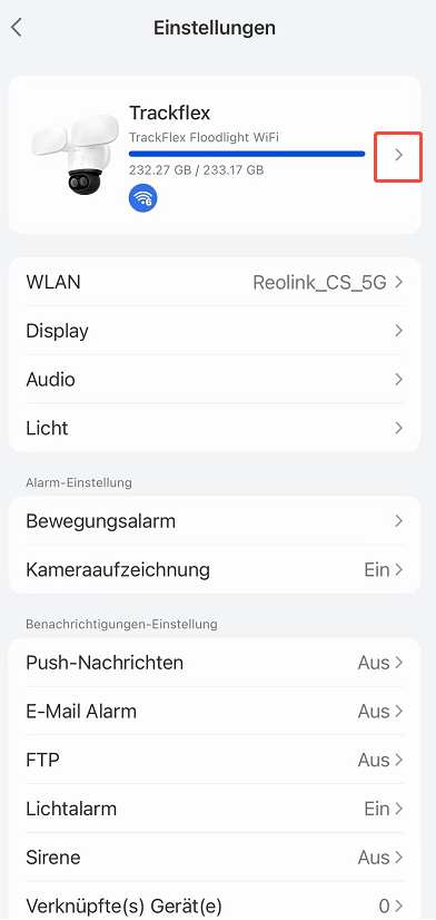 device info