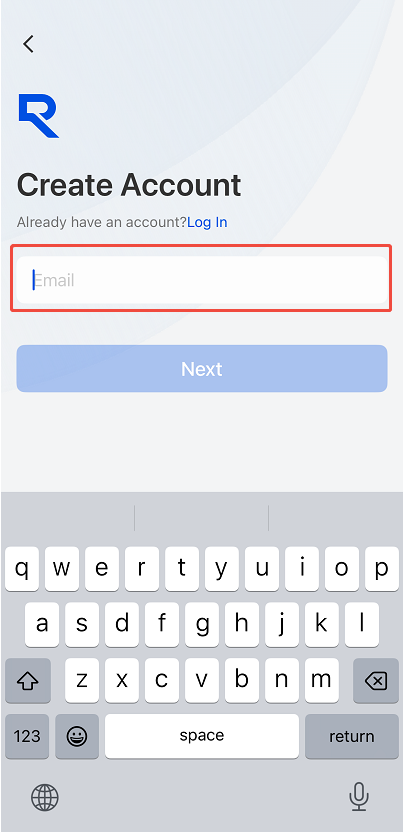 create account