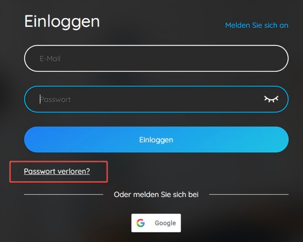 forget your password