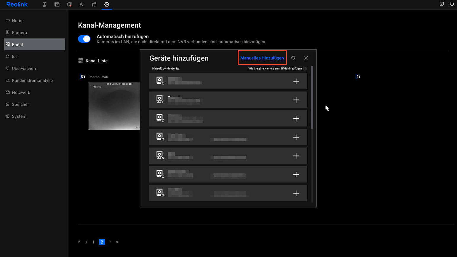 manually adding