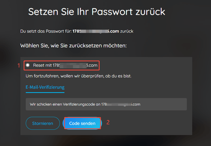 send code